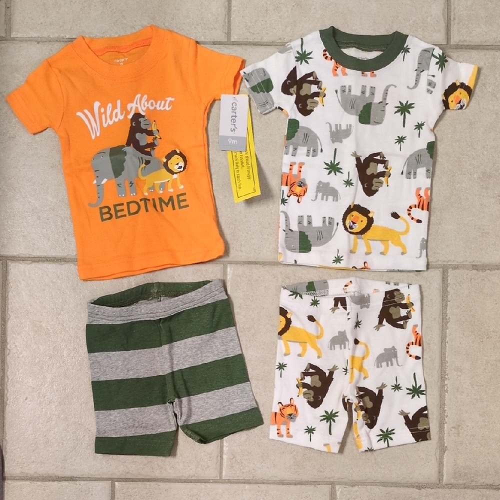 Carter's 9m Snug Fit Pajamas NWT
